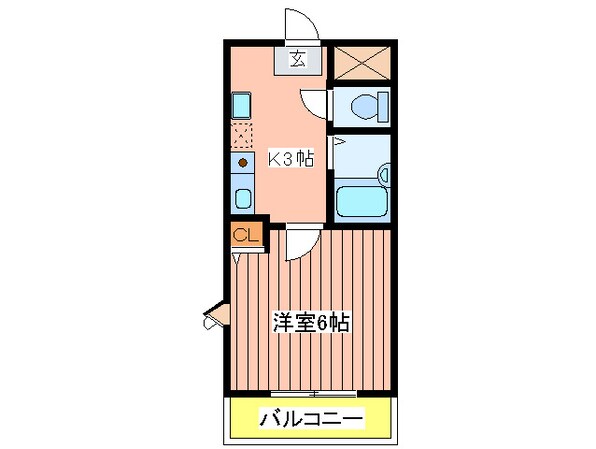 エストマーレ鶴見二番館の物件間取画像